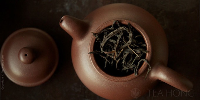 Oolong in a Yixing teapot