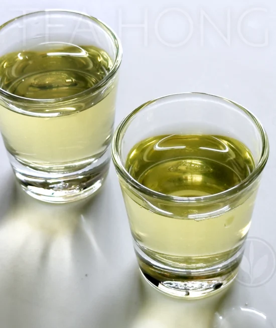 Luan Guapian liquor colour the clear and bright greenish yellow liquor of Tea Hong's Luan Guapian green tea