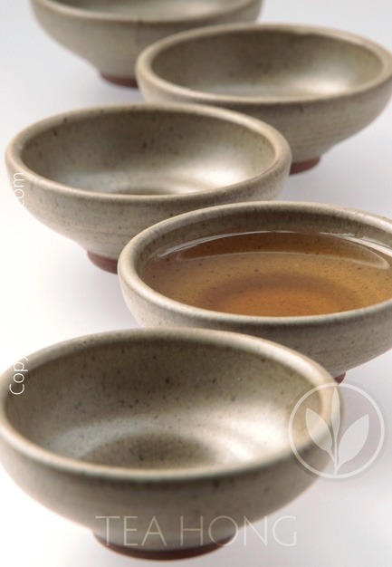 Ash-glazed Yixing Shooter x 2