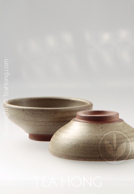 Ash-glazed Yixing Shooter x 2