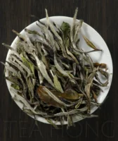 The tealeaves of the traditional white tea White Peony Classic Floral