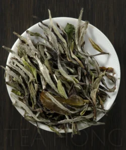 The tealeaves of the traditional white tea White Peony Classic Floral