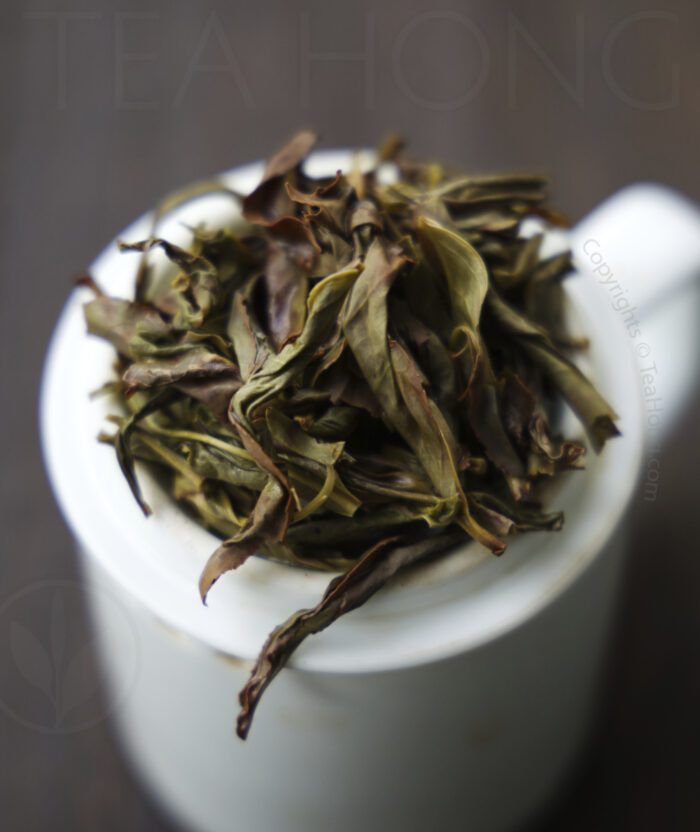 Wudong Cassia Phoenix oolong: infused tealeaves