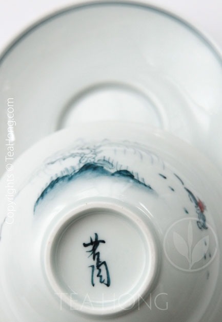 Hand-painted Gaiwan: Spring Buffalo