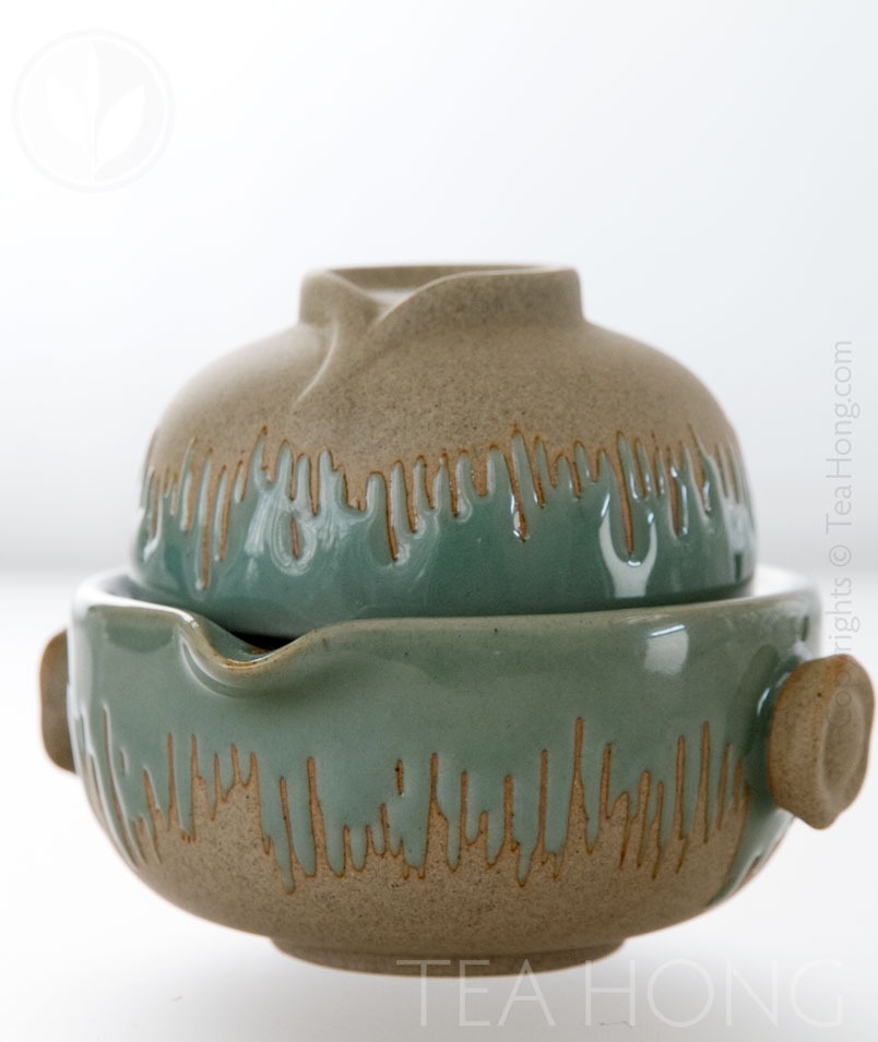 Tea-for-one ( Half Celadon )