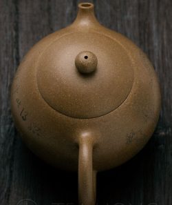 Yixing teapot — Yao Ling Xiang: Reverse Handle Concubine: top
