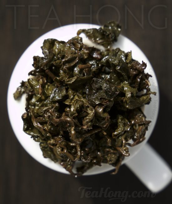 Honey Concubine Guifei oolong: infused leaves Honey Concubine Guifei oolong: infused leaves