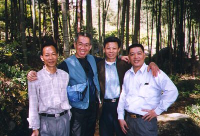 With tea farmers in Fenghuang (Phoenix)