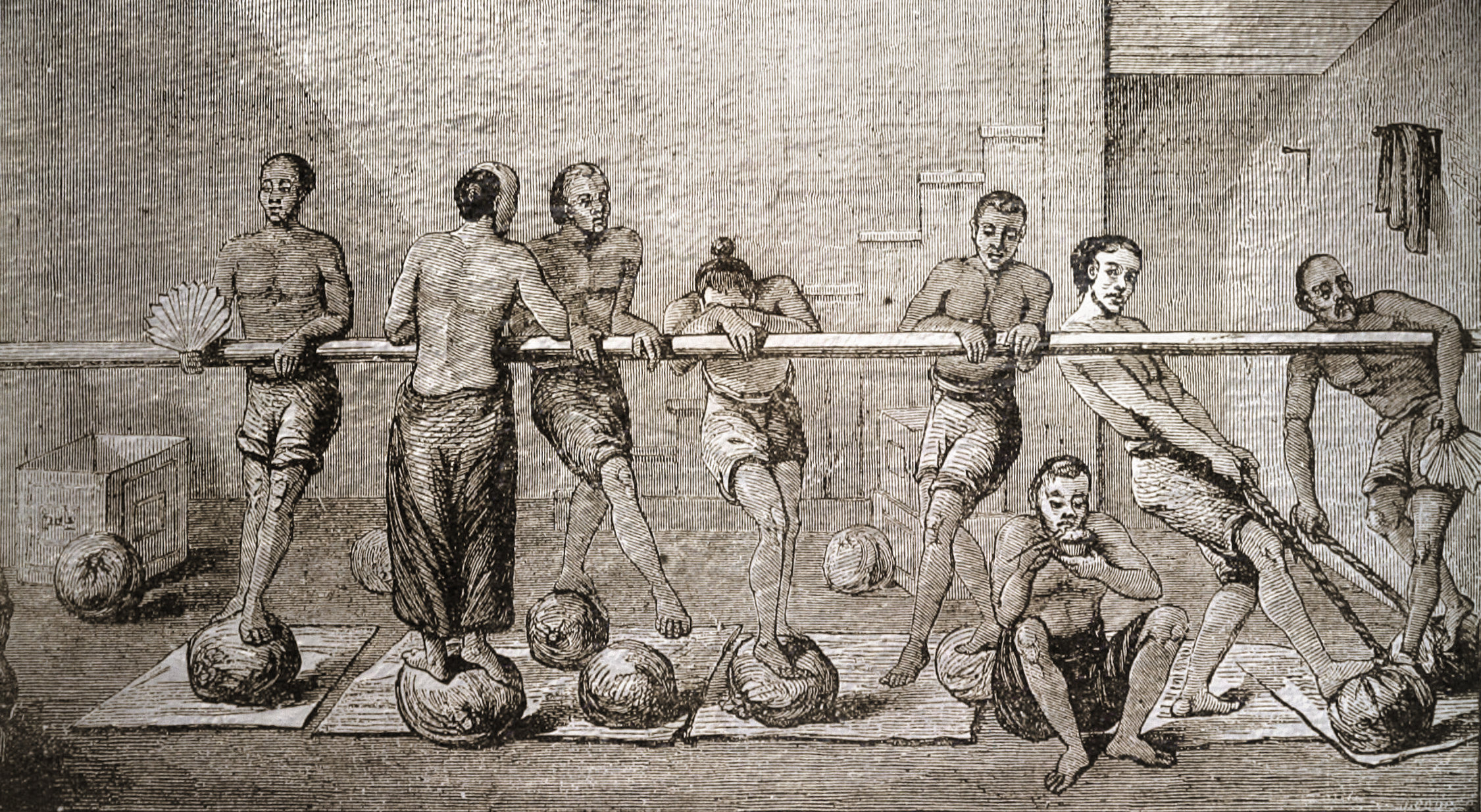 Tea rolling in the 19th century