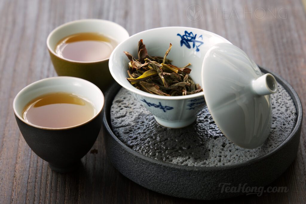 Wudong cassia served from a gaiwan