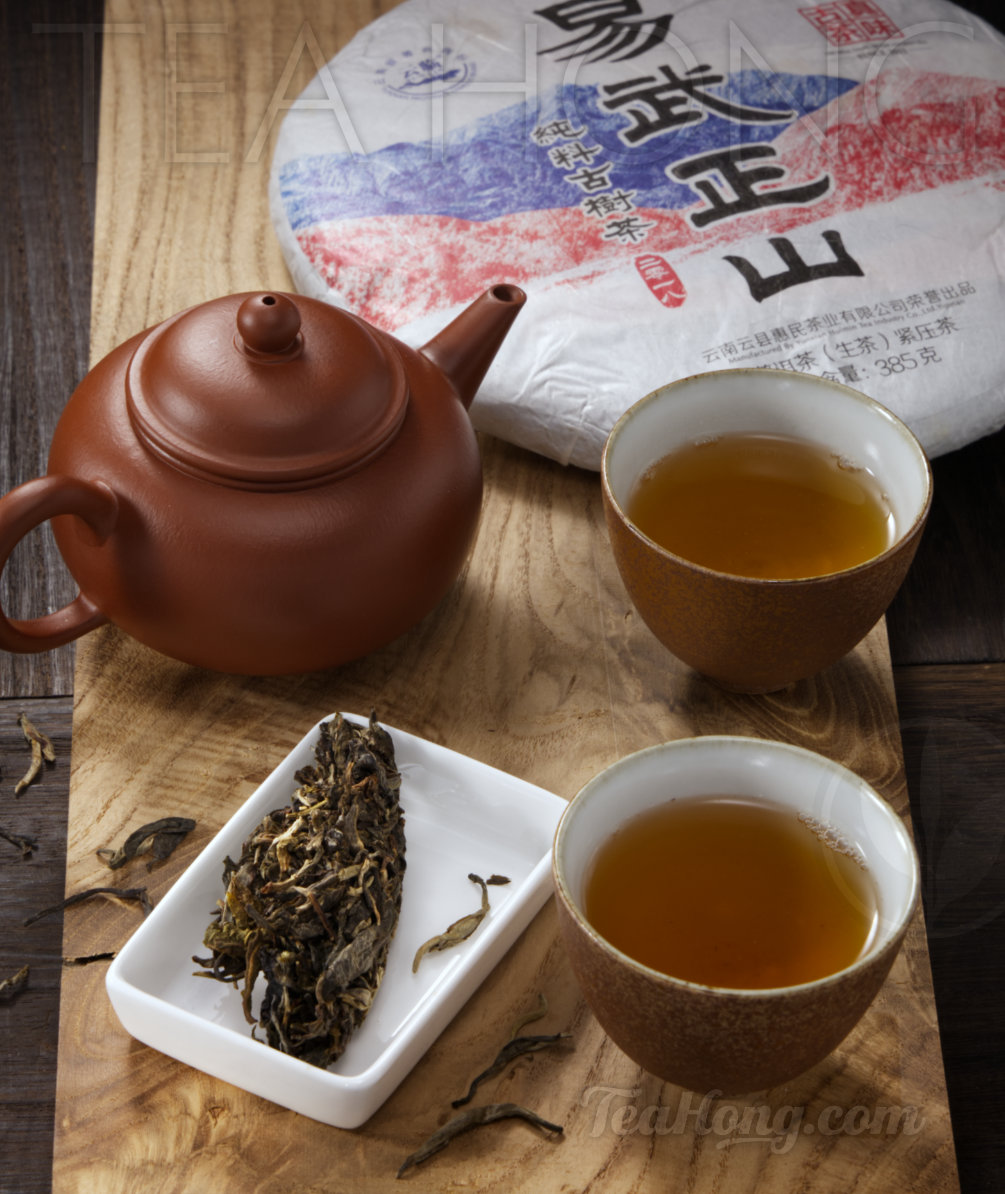 Yiwu Zheng Shan 2018, Aged Pu’er shengcha cha bing