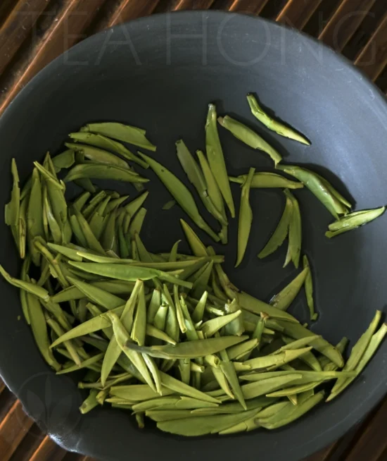 bamboo leaf infused leaves the infused leaves of Bamboo Leaf, traditional green tea