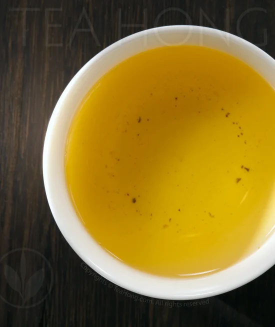 GABA Bouquet infusion re The clear and intense yellow colour in the liquor of GABA Bouquet