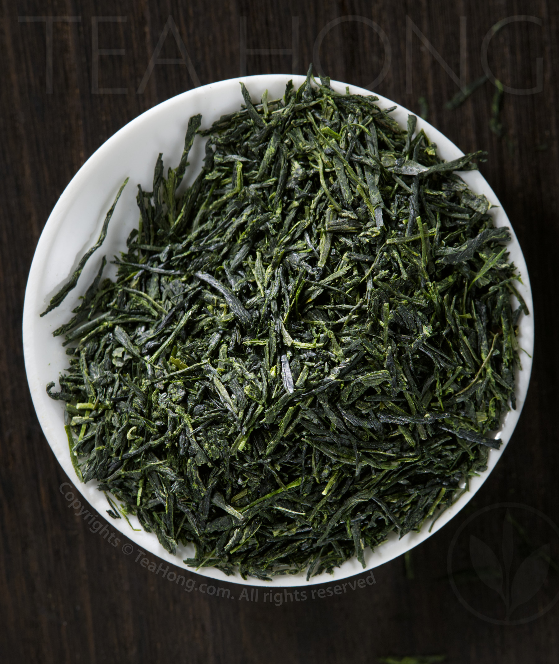 Tea Hong product: Ise Gyokuro Chikusen The deep green tealeaves of Ise Gyokuro Chikusen