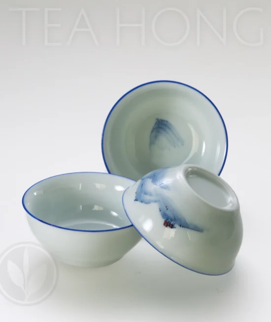 Teacups of the Easy Life Traveller's Tea Set, Landscape painting option Teacups of the Easy Life Traveller's Tea Set, Landscape painting option