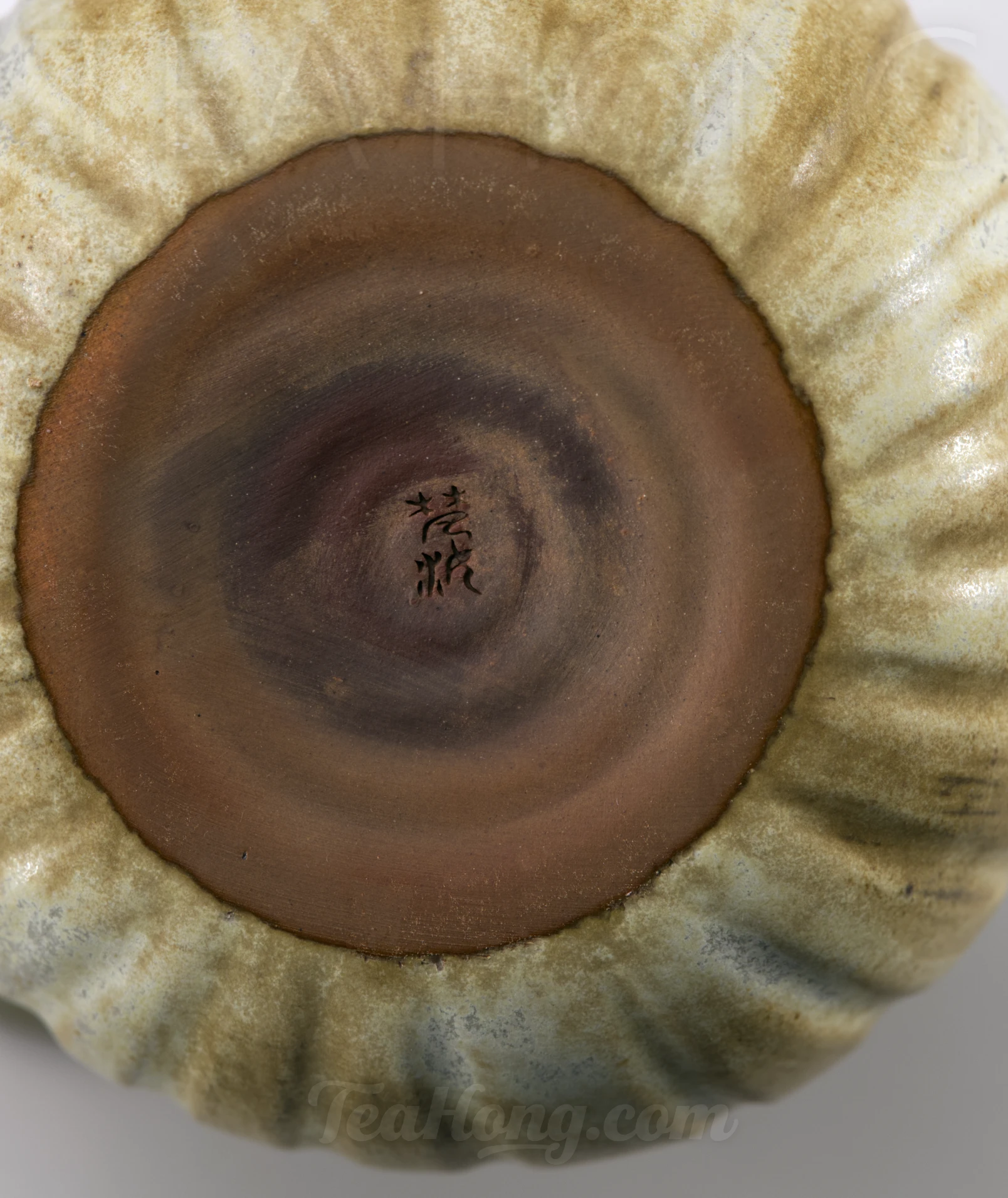 Pumpkin ti liang, Brahma earthenware teapot with arched handle