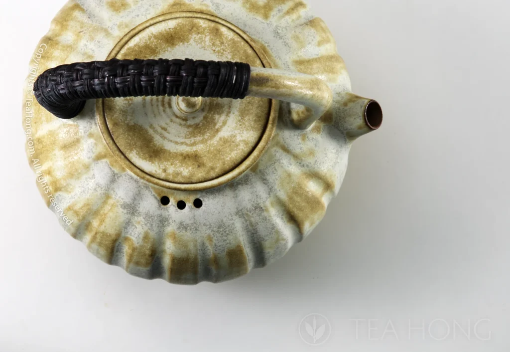 top view of one of the beautiful teapots