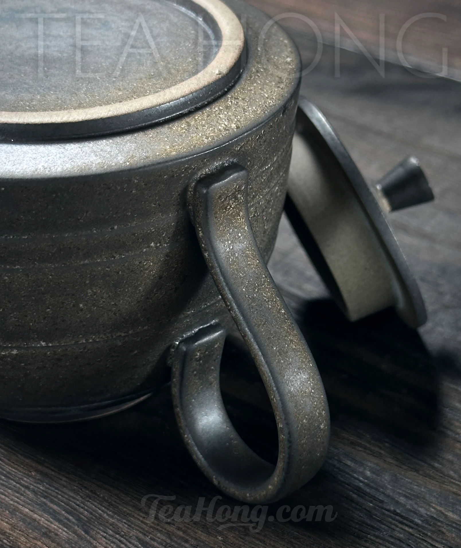 Galaxy Bell, stoneware teapot with lustre glaze