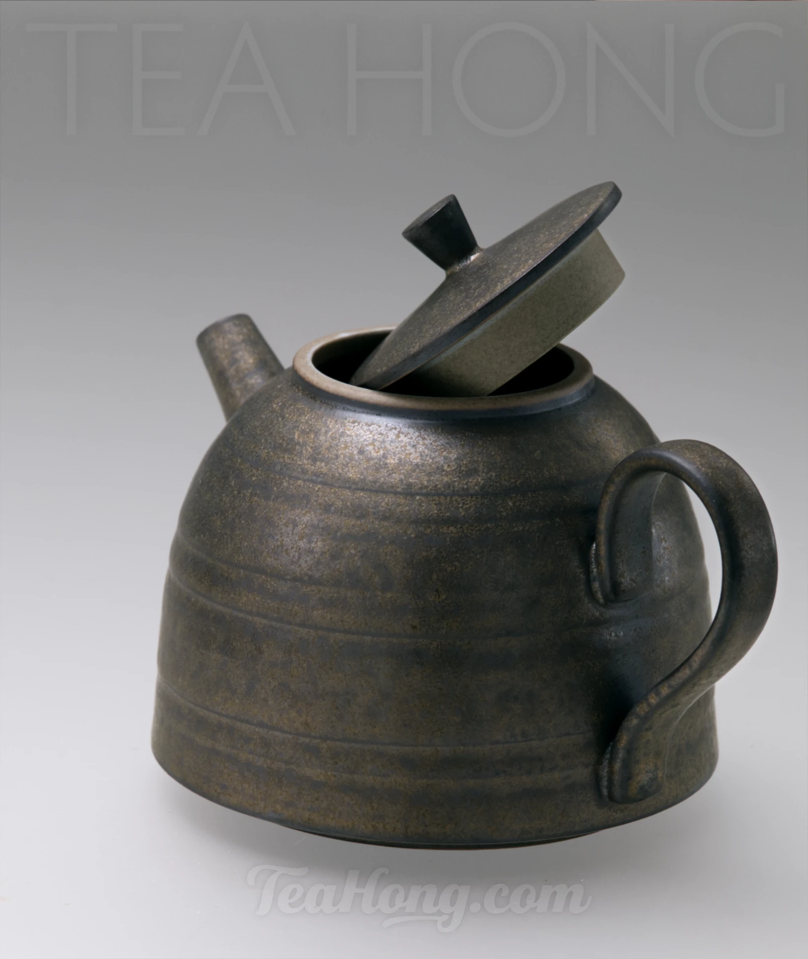 Galaxy Bell, stoneware teapot with lustre glaze