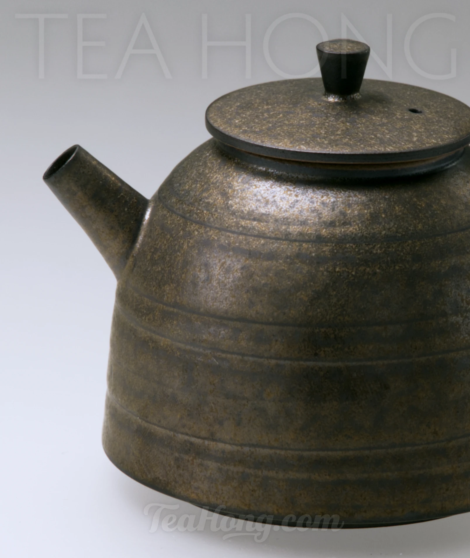 Galaxy Bell, stoneware teapot with lustre glaze