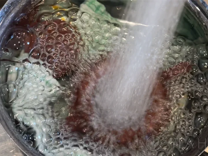 How to clean a new Yixing teapot