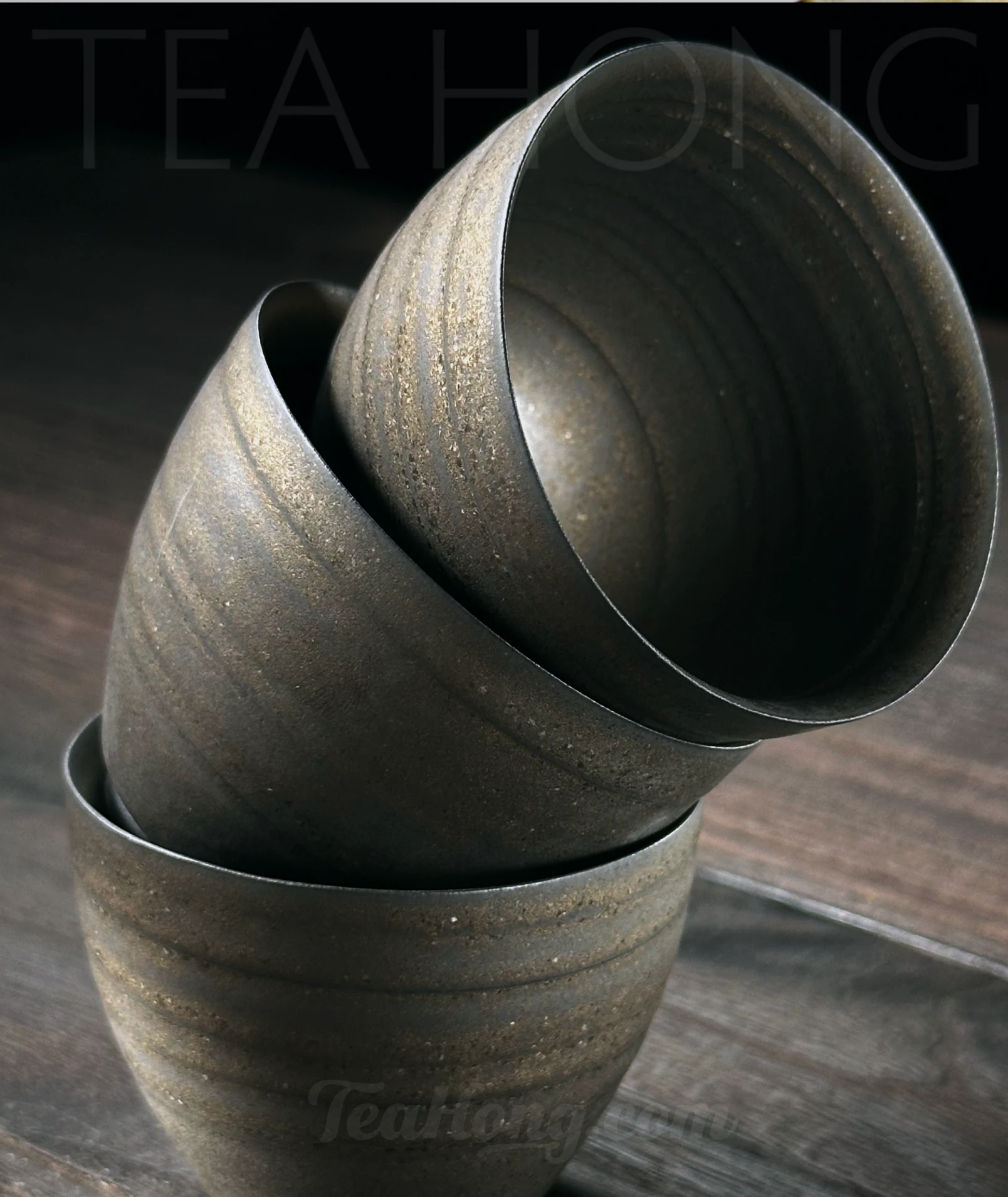 Galaxy Bell teacup with lustre glaze, set of 2