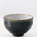 Oribeyaki chawan: Black Earth