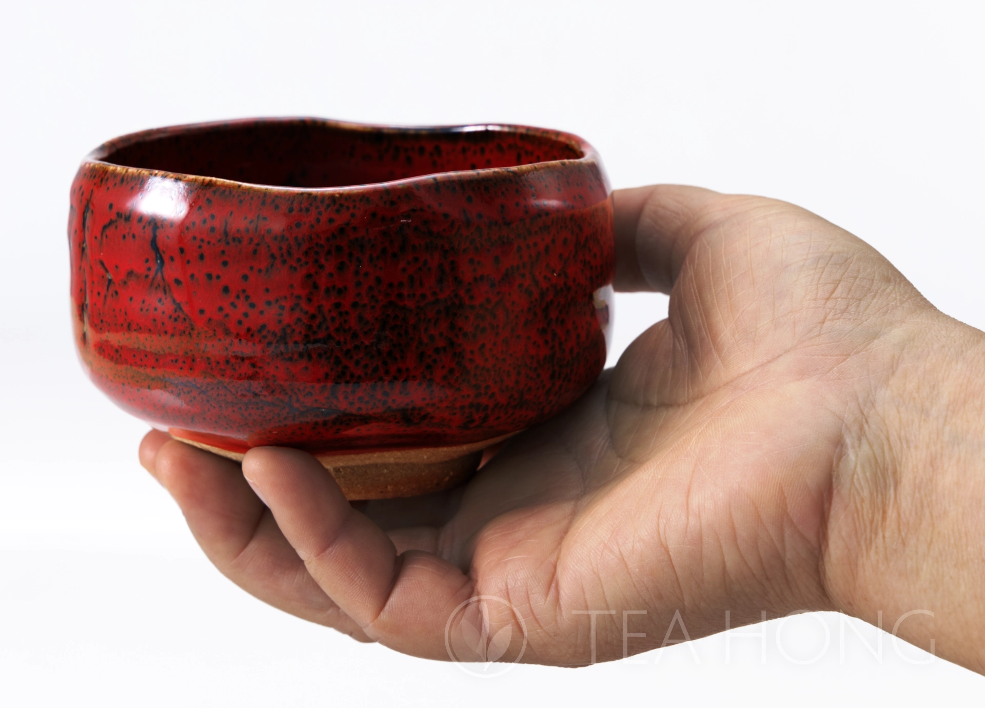 Setoyaki chawan: Red