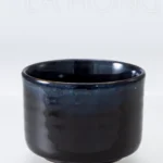 Minoyaki chawan: Square Flow Tenmoku