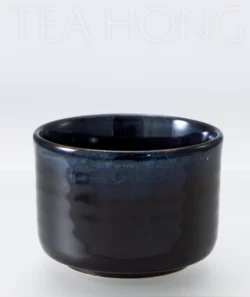 Minoyaki chawan: Square Flow Tenmoku