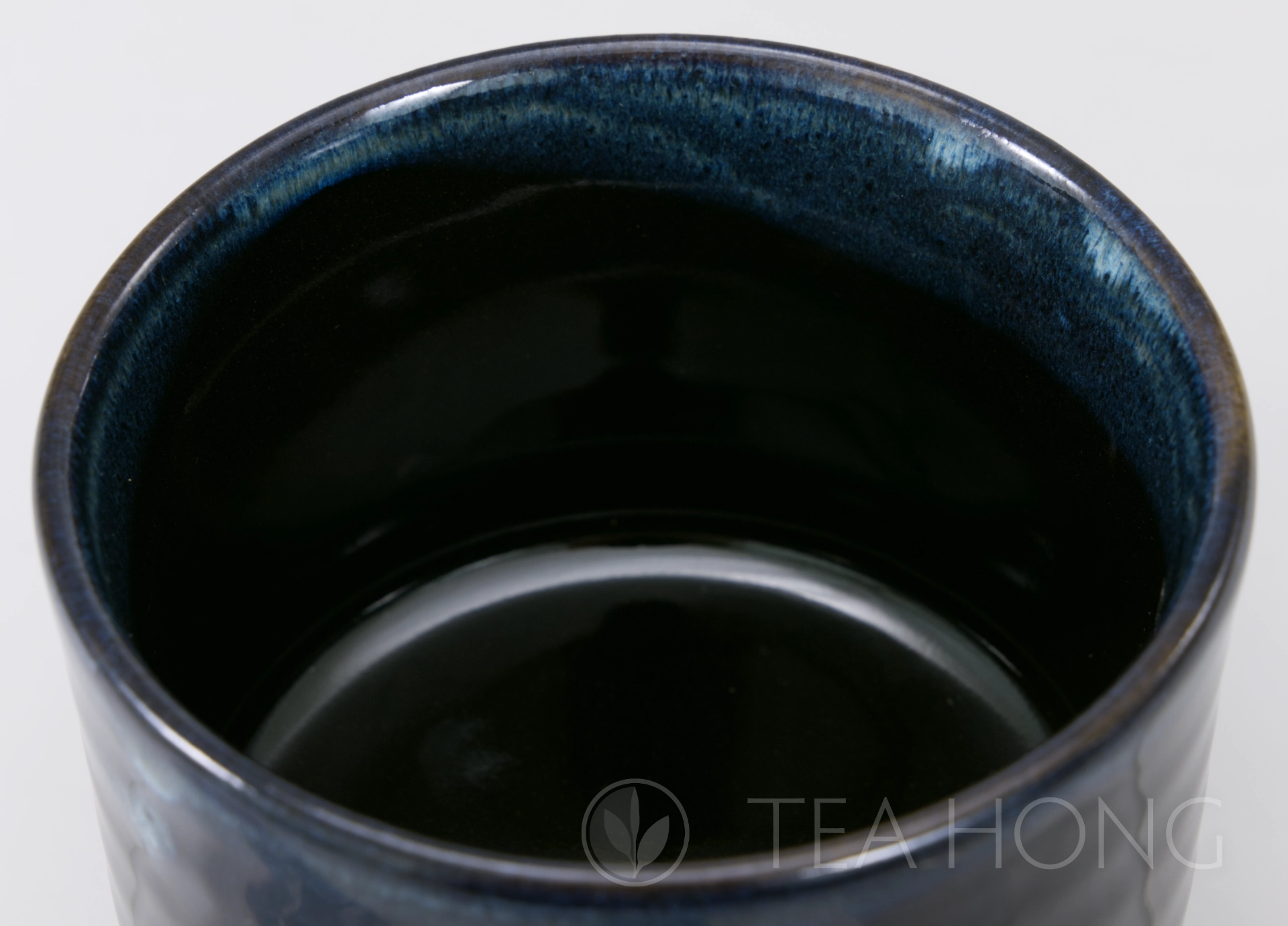 Minoyaki chawan: Square Flow Tenmoku