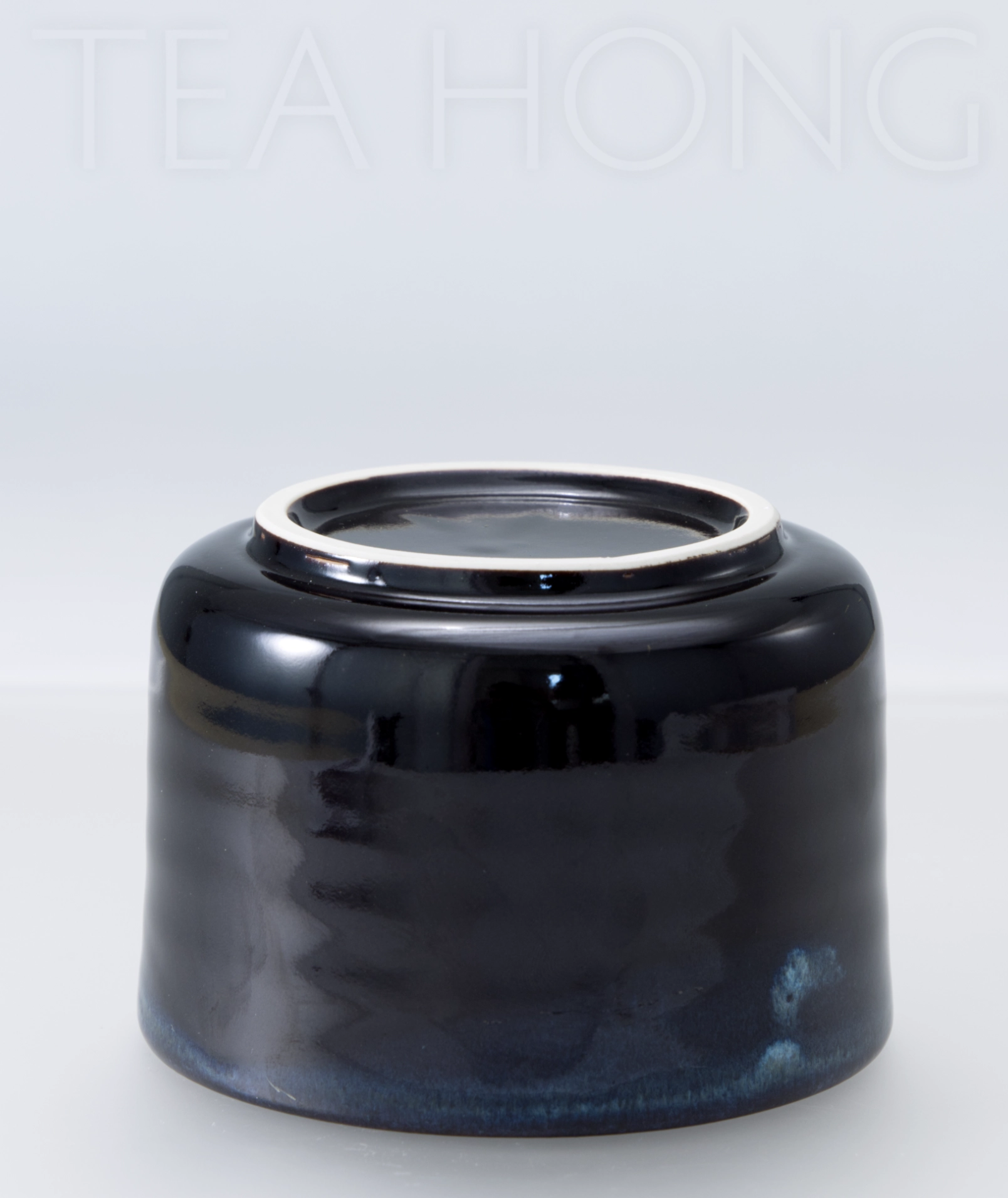 Minoyaki chawan: Square Flow Tenmoku