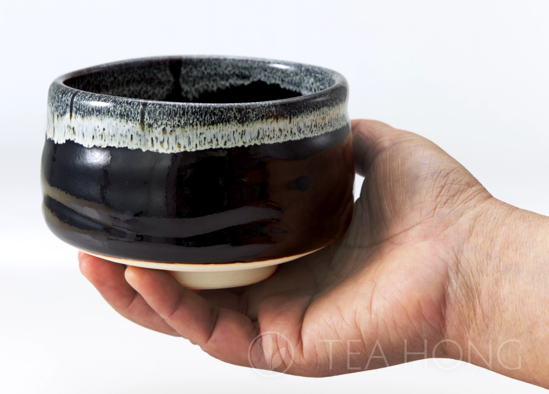 Minoyaki chawan: Tea Well Tenmoku