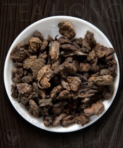Cream of Pu’er 2020, naturally formed shu cha tea nuggets