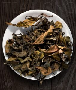 Premodern Peony, deep oxidation white tea the tealeaves of Tea Hong's Premodern Peony