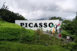 Facade of the Picasso Annex Facade of the Picasso Annex at the Hakone Open Air Museum